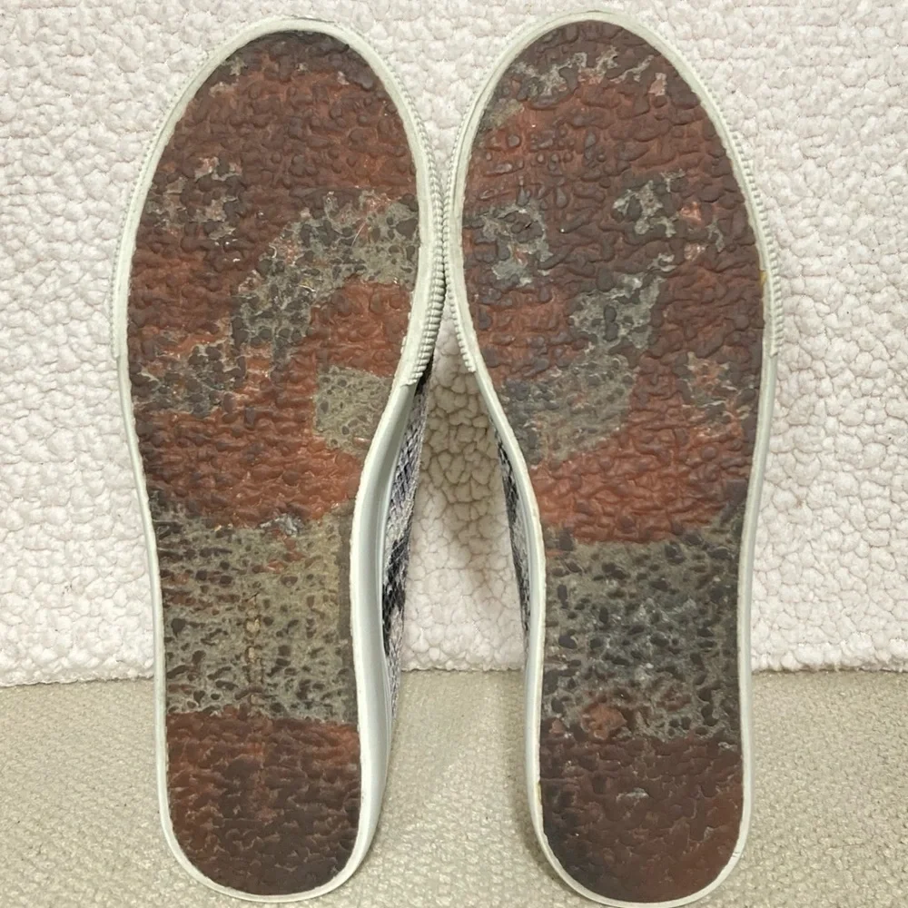Superga Unisex Snake Print Platform Sneakers Shoes Size US Men's 5 & Womens 6.5